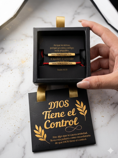 COMBO X2 PULSERA PREMIUM DE LUJO DIOS CON CAJA DE LUJO