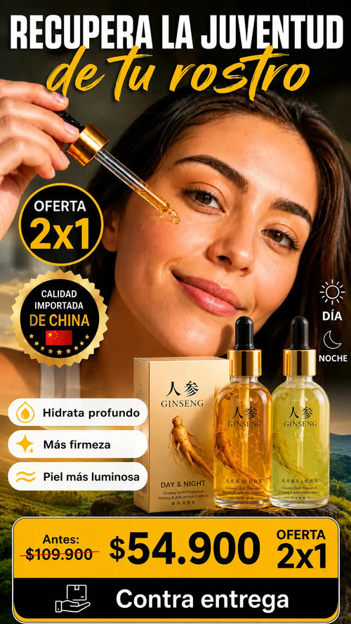 GINSENG CON RAÍZ DÍA Y NOCHE X2