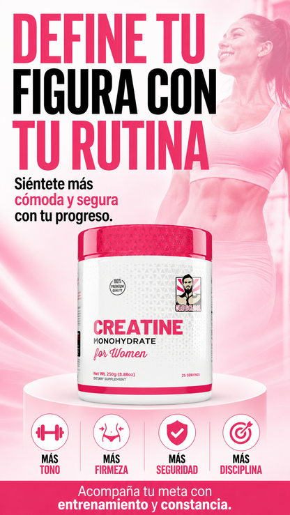 Creatina Monohydratada para Mujeres