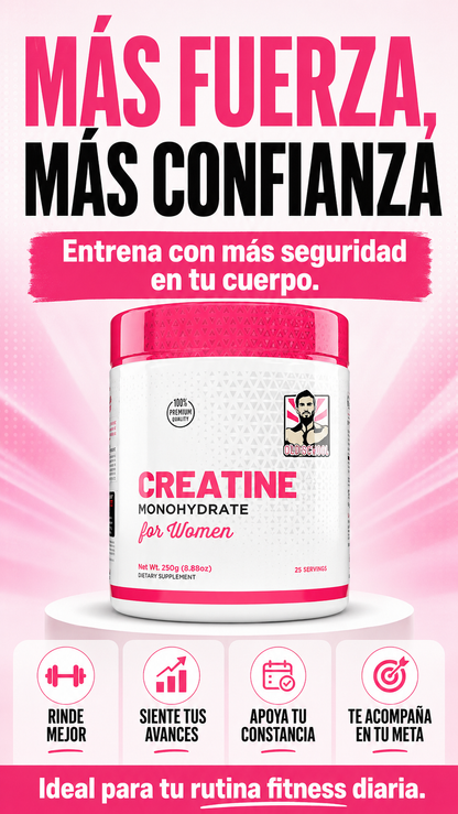 Creatina Monohydratada para Mujeres
